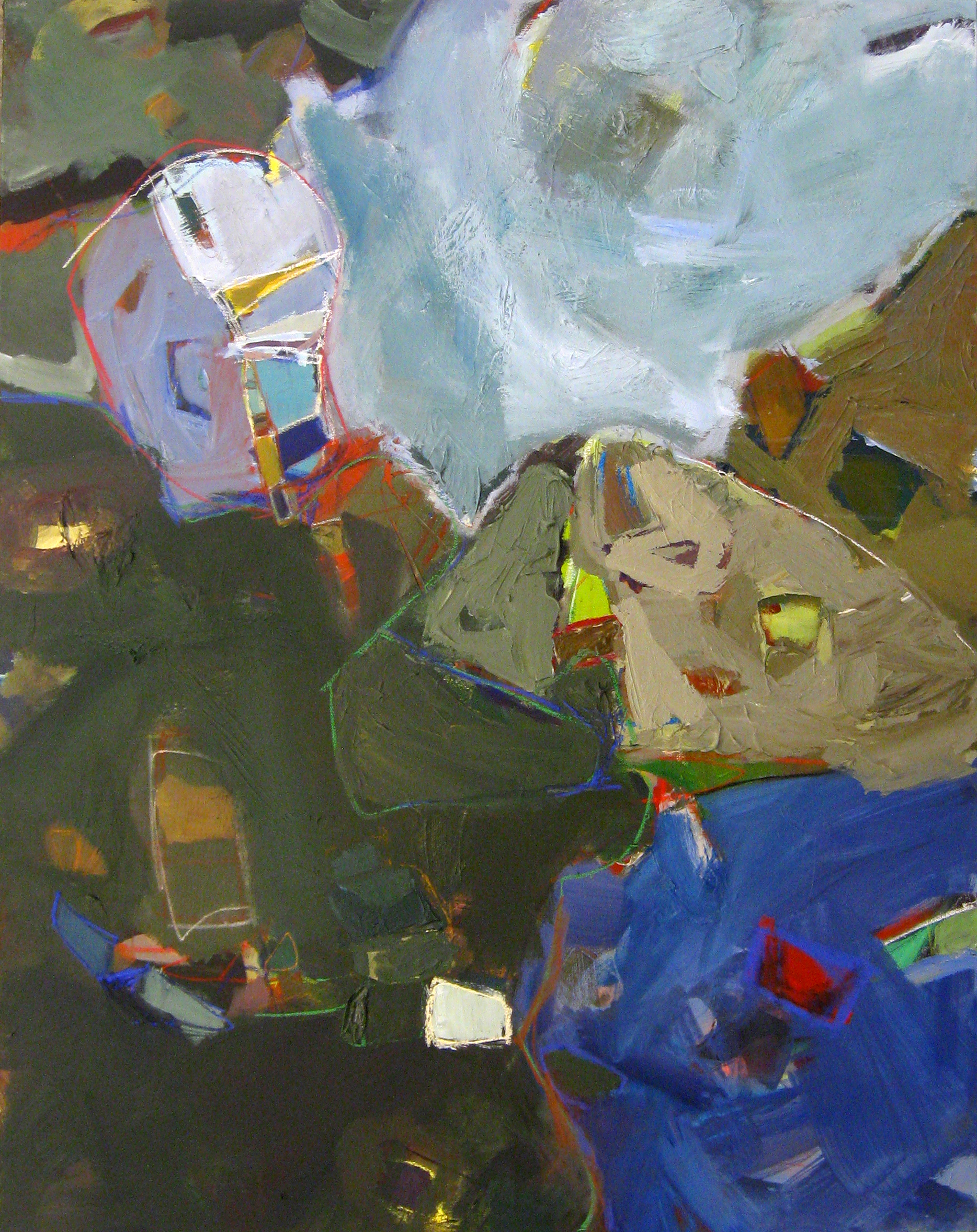 Abstract painting by Jamie Davis