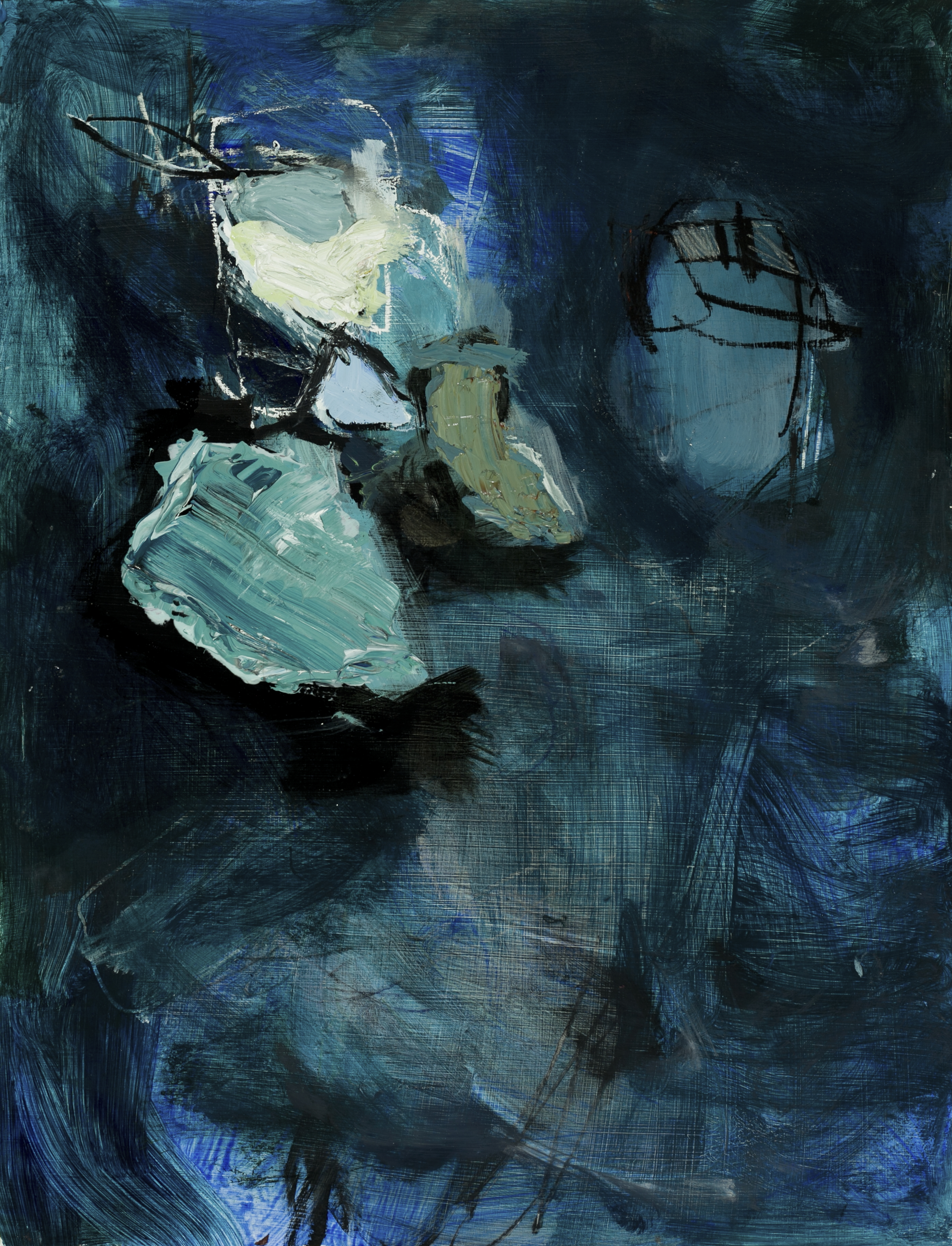Abstract painting by Jamie Davis, Montepulciano