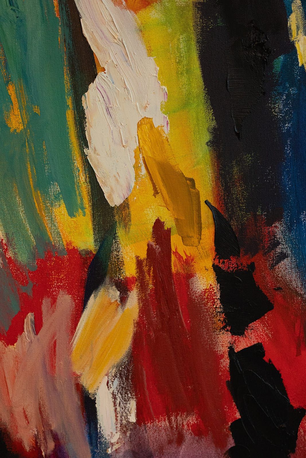 Close-up of the paint in Resilience