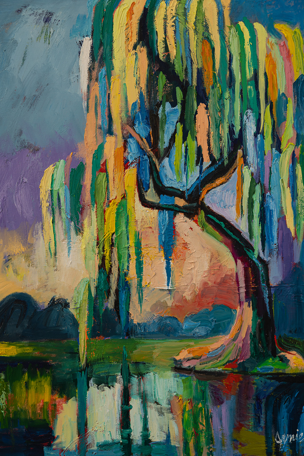 Landscape painting by Jamie Davis